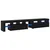 TV ormar 2 pcs Crni hrast 230 x 36,5 x 40 cm Konstruirano drvo