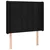 Vidaxl vidaXL Vzglavje postelje z LED diodo črno 103x16x118/128 cm blago