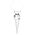 Opviq Spoljna zidna lampa BBO-68172-BSY, 50 cm, IP65, E27, Crna