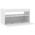 TV ormarić s LED svjetlima bijeli 75 x 35 x 40 cm
