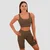 GymBeam Sportski grudnjak Cut-Out Olive XL