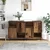 Kreveta 2 pcs Staro drvo 60 x 35 x 70 cm