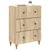 Ormar s ladicama Hrast sonoma 66 x 34,5 x 90 cm
