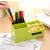 STONI ORGANIZER OD ABS PLASTIKE, 1 FIOKA, 3 ODELJKA - ZELENI
