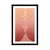 Plakat s paspartujem ples balerine - 30x45 silver