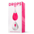 Vibrirajuće jaje s daljinskim upravljačem – Drops Silicone Pink