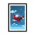 Plakat s paspartujem let z letalom - 20x30 silver