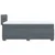 Vidaxl Box spring postelja z vzmetnico temno siva 100x200 cm žamet