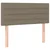 Vidaxl Box spring postelja z vzmetnico LED taupe 90x190 cm blago
