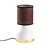 Opviq Stona lampa 8004, 17x17x33 cm, IP20, Braon-bela