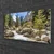 tulup.si Slika na steklu Stones river mountain forest 100x50 cm 4 obešalnika