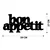 Wallity Zidna dekoracija Bon Appetit 2, 59x27 cm, 1.2mm, Crna