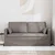 vidaXL Kavč Taupe 159 x 78 x 80 cm Kovina