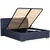 Tapacirani Krevet France Storage 160/200 cm , plava