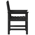 Vrtna blagovaonska stolica 2 pcs Crna 65,5 x 59 x 88 cm HDPE