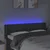 LED uzglavlje tamnosivo 163x16x78/88 cm od tkanine