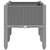 Vrtna sadilica s nogama svjetlosiva 80 x 40 x 42 cm PP