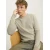 Beige mens sweater Jack & Jones Globe - Mens