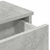 Zidna polica s ladicama beton siva 80x34x17cm konstruirano drvo