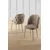 Hanah Home set trpezarijskih stolica Axle 2 kom, kapućino tkanina Babyface, hromirane metalne noge