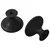 Drška 2 pcs Crna O30 mm Aluminij