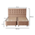 Hanah Home Bračni krevet sa prostorom za odlaganje Helen 160x38x200cm Crni