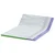 Vidaxl Blazine za vzmetnice Bela in zelena 140 x 190 cm