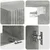 Set TV komoda Zidne 2 pcs Betonski sivi Konstruirano drvo