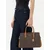 MICHAEL Michael Kors Ročna torbica rjava/temno rjava/zlata