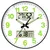 Timess Zidni sat, 35cm, Crni