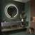 Stensko ogledalo LED 100cm Modern