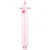 Lorelli plisana igracka rastimetar - unicorn pink natural ( 10191660007 )