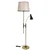 Aberto Design Podna lampa Forza , 165 cm, E27, Bež