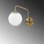 Opviq Zidna lampa E14 Socket, Bronzana