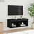 TV ormarići s LED svjetlima 2 kom crni 80x30x30 cm