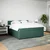Vidaxl Box spring postelja z vzmetnico temno zelena 180x200 cm žamet