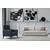 Kristal 3+1 - Beige, Anthracite BeigeAnthracite Sofa Set