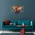 Atelier Del Sofa Zidna dekoracija World Map With Compass, 58x85 cm, Bakar