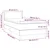 Vidaxl Box spring postelja z vzmetnico LED siva 80x200 cm umetno usnje