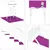 Stepenica Pravokutni 4 pcs Srebrno 70 x 50 cm Aluminij