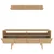 Hanah Home TV komoda Ola, 160x35x64,5 cm, Hrast