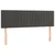 Vidaxl Box spring postelja z vzmetnico temno siva 140x200 cm žamet