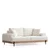 Atelier del Sofa Trosed Eti Oak 98x78x220cm Beli