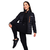 GymBeam Women‘s Puffer Jacket Black/Orange