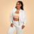 BeastPink Women‘s Bliss Zip-Up Sweatshirt Grey