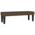 vidaXL Box spring postelja z vzmetnico temno rjava 180x200 cm blago