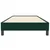 Vidaxl Box Spring postelja brez vzmetnico Temno zelena 100x220cm Žamet