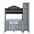 Hanah Home Komoda 160x198,6x40cm Bela
