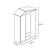 Hanah Home Ormar Ayder New, Hrast