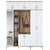 Hanah Home Komplet predsoblja EA121-2765, 180x37.5x240 cm, Beli